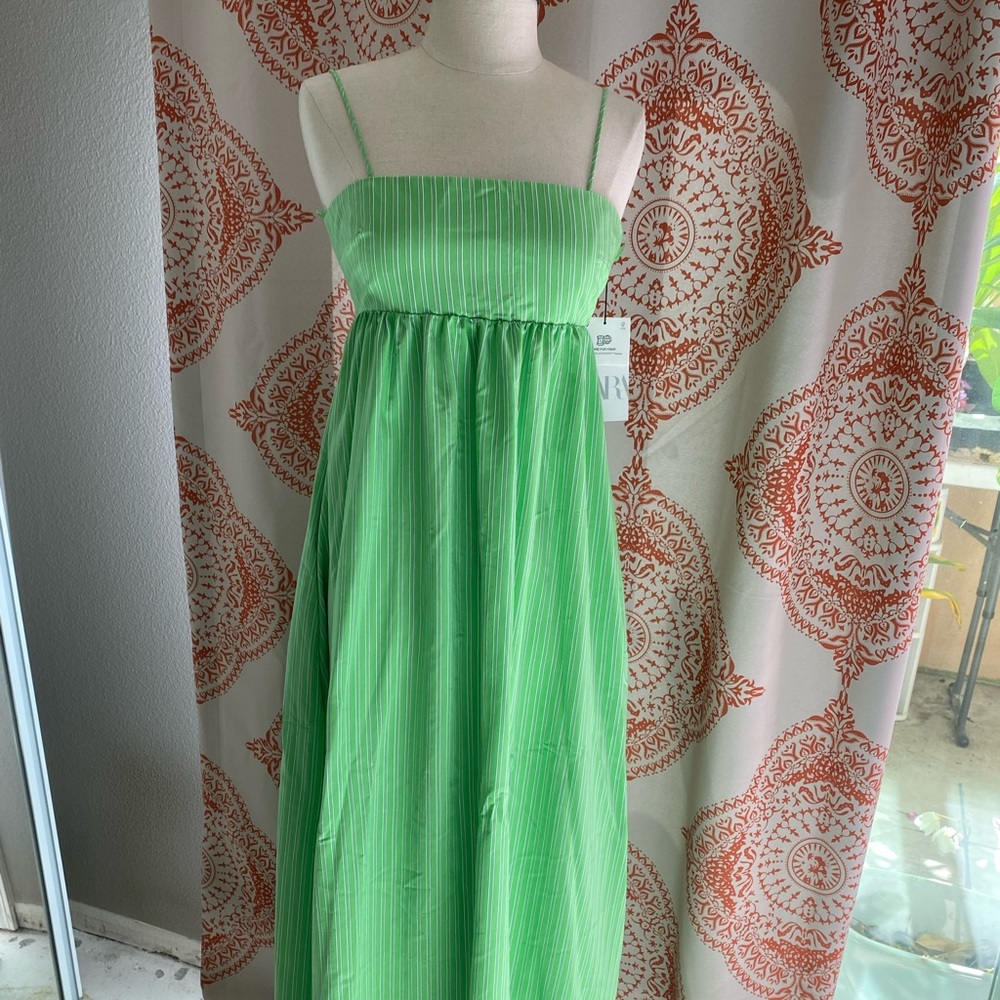 Zara MIDI Baby Doll Dress size Small new with Tags